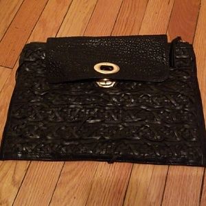 Uterque leather clutch, handbag